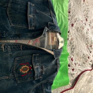 Jean jacket. Coca Cola